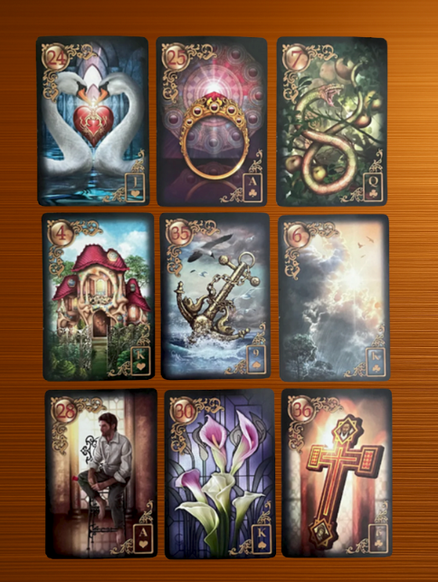Storyteller Journey Lenormand Reading (9 Cards)